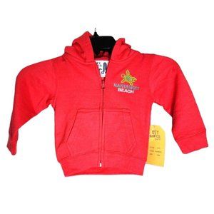 Esy Surf Co. Toddlers 18M Nantasket Beach Turle Embroidered Full Zip Sweater